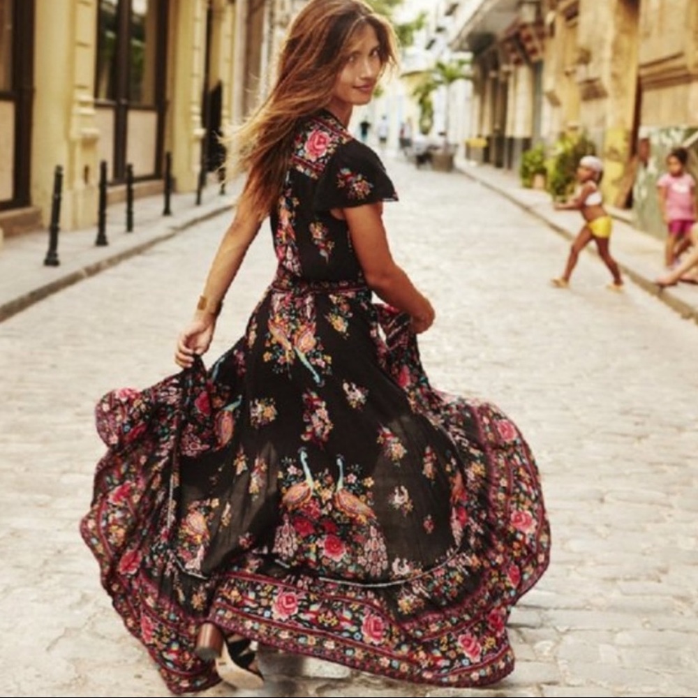 DELILAH High Low Ruffle Maxi Dress - Picture 2 of 9